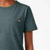 Camisas de manga corta con bolsillo para mujer Camisas de manga corta con bolsillo para mujer