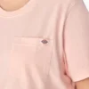 Camisas de manga corta con bolsillo para mujer, talla grande, tejido grueso