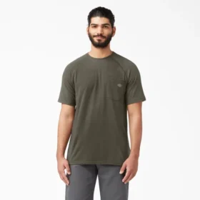 Camisas de manga corta con bolsillo refrescante