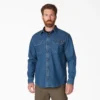 Camisas de manga larga de denim Flex Camisas de manga larga de denim Flex