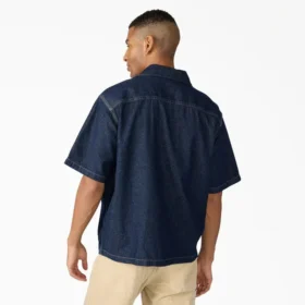 Camisas de pantalones cortos de manga corta con botones