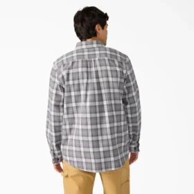 Camisas de trabajo de franela de manga larga