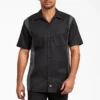 Camisas de trabajo de manga corta en dos tonos Camisas de trabajo de manga corta en dos tonos