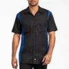 Camisas de trabajo de manga corta en dos tonos