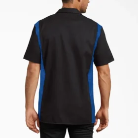 Camisas de trabajo de manga corta en dos tonos