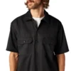Camisas de trabajo de pantalones cortos Flex de corte holgado Camisas de trabajo de pantalones cortos Flex de corte holgado