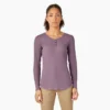 Camisas Henley de manga larga para mujer Camisas Henley de manga larga para mujer