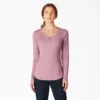 Camisas Henley de manga larga para mujer Camisas Henley de manga larga para mujer