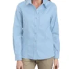 Camisas Oxford elásticas de manga larga para mujer Camisas Oxford elásticas de manga larga para mujer