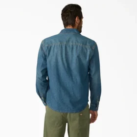 Camisas vaqueras ligeras de manga larga