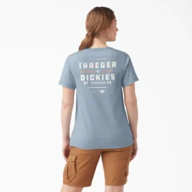 Camiseta con bolsillos para mujer Traeger X Dickies