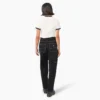 Camiseta corta con cuello redondo y ribete para mujer Lewistown Camiseta corta con cuello redondo y ribete para mujer Lewistown