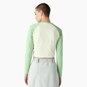 Camiseta corta de manga larga Sodaville para mujer