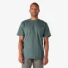Camiseta de manga corta con bolsillo de tejido grueso Camiseta de manga corta con bolsillo de tejido grueso