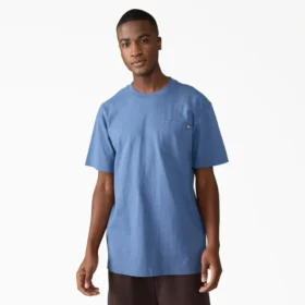 Camiseta de manga corta con bolsillo de tejido grueso