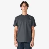 Camiseta de manga corta con bolsillo de tejido grueso Camiseta de manga corta con bolsillo de tejido grueso