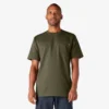 Camiseta de manga corta con bolsillo de tejido grueso Camiseta de manga corta con bolsillo de tejido grueso