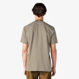 Camiseta de manga corta con bolsillo de tejido grueso