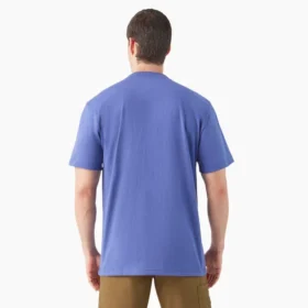 Camiseta de manga corta con bolsillo de tejido grueso
