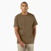Camiseta de manga corta con bolsillo de tejido grueso Camiseta de manga corta con bolsillo de tejido grueso