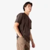 Camiseta de manga corta con bolsillo de tejido grueso Camiseta de manga corta con bolsillo de tejido grueso