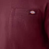 Camiseta de manga corta con bolsillo de tejido grueso Camiseta de manga corta con bolsillo de tejido grueso