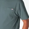 Camiseta de manga corta con bolsillo de tejido grueso Camiseta de manga corta con bolsillo de tejido grueso