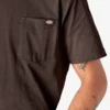 Camiseta de manga corta con bolsillo de tejido grueso Camiseta de manga corta con bolsillo de tejido grueso