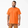 Camiseta de manga corta con bolsillo, de tejido grueso y color neón Camiseta de manga corta con bolsillo, de tejido grueso y color neón
