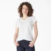 Camiseta de manga corta con cuello en V para mujer Camiseta de manga corta con cuello en V para mujer