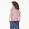 Camiseta de manga corta con cuello en V para mujer Camiseta de manga corta con cuello en V para mujer