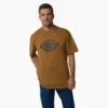 Camiseta de manga corta de tejido grueso con logotipo