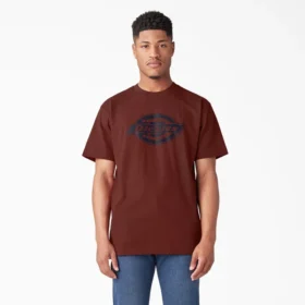 Camiseta de manga corta de tejido grueso con logotipo