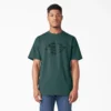 Camiseta de manga corta de tejido grueso con logotipo
