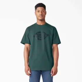 Camiseta de manga corta de tejido grueso con logotipo