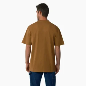 Camiseta de manga corta de tejido grueso con logotipo