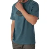 Camiseta de manga corta de tejido grueso con logotipo
