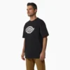 Camiseta de manga corta de tejido grueso con logotipo