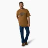 Camiseta de manga corta de tejido grueso con logotipo