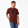 Camiseta de manga corta de tejido grueso con logotipo