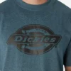 Camiseta de manga corta de tejido grueso con logotipo