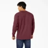 Camiseta de manga larga con bolsillo, de tejido grueso jaspeado