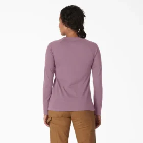 Camiseta de manga larga con bolsillo refrescante para mujer