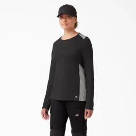 Camiseta de manga larga con bolsillo Temp-iQ® 365 para mujer