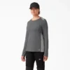 Camiseta de manga larga con bolsillo Temp-iQ® 365 para mujer Camiseta de manga larga con bolsillo Temp-iQ® 365 para mujer
