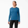 Camiseta de manga larga con bolsillo Temp-iQ® 365 para mujer Camiseta de manga larga con bolsillo Temp-iQ® 365 para mujer