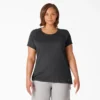 Camiseta de pantalón corto con bolsillo para mujer tallas grandes