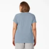 Camiseta de pantalón corto con bolsillo para mujer tallas grandes