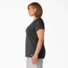 Camiseta de pantalón corto con bolsillo para mujer tallas grandes