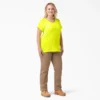 Camiseta de pantalón corto con bolsillo para mujer tallas grandes